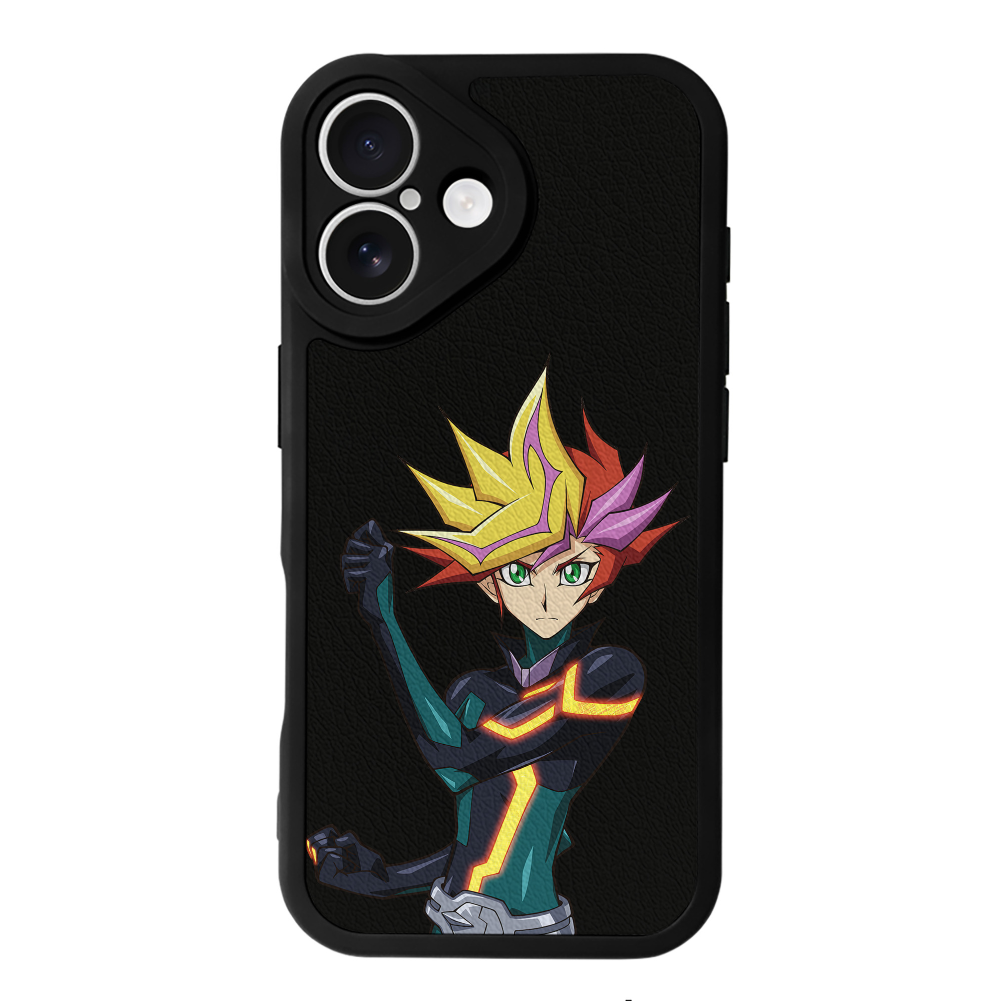 遊☆戯☆王 Yu-Gi-Oh! 【iPhone 16シリーズ対応】シリコンスマホケース（レザー調） 材質：シリコン